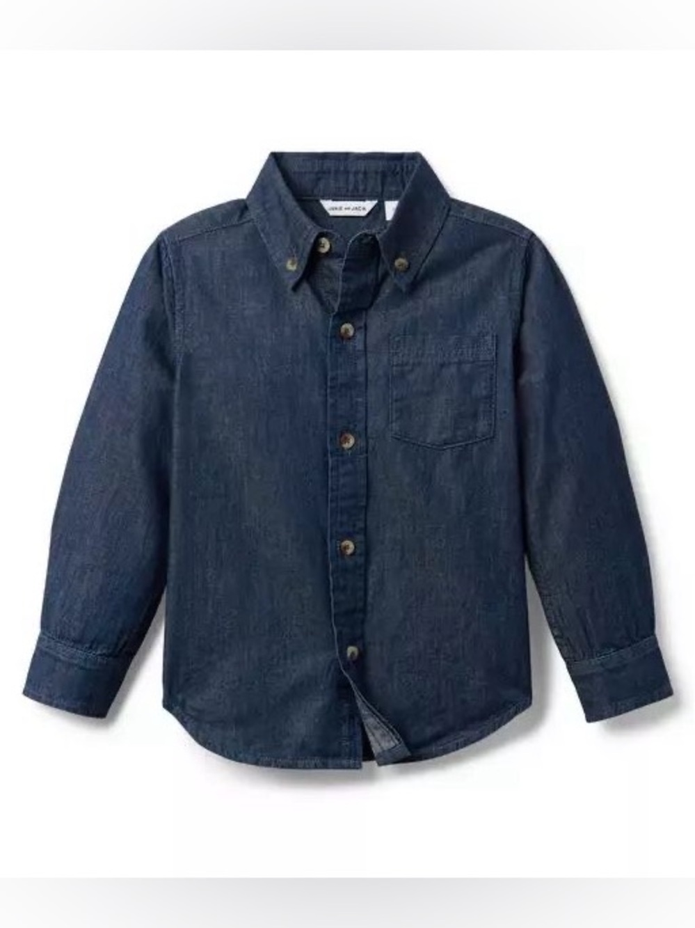 Janie and Jack Chambray Blue Button Shirt size 3